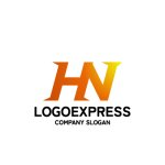画像3: 先進的でスピード感のある「HN」のロゴ (3)