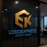 画像15: ヘキサゴンに収められた「EK」の先進的ロゴ (15)