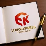 画像6: ヘキサゴンに収められた「EK」の先進的ロゴ (6)