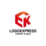 画像1: ヘキサゴンに収められた「EK」の先進的ロゴ (1)