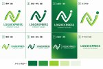 画像18: 若葉のラインが描く「Nj」のナチュラルロゴ (18)