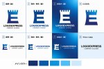 画像18: お城の塔と「E」が融合した威厳あるロゴ (18)