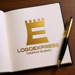 画像6: お城の塔と「E」が融合した威厳あるロゴ (6)
