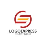 画像3: 円とストライプが描く先進的な「S」のロゴ (3)