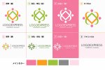 画像18: 人々の輪が描く調和と創造のコミュニティロゴ (18)