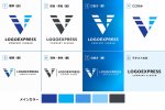 画像18: 先進的でスピード感のある「V」のロゴ (18)
