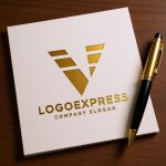 画像6: 先進的でスピード感のある「V」のロゴ (6)