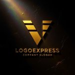 画像12: 先進的でスピード感のある「V」のロゴ (12)