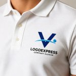 画像14: 「V」と人物が重なる先進的なロゴ (14)