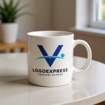 画像16: 「V」と人物が重なる先進的なロゴ (16)
