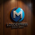 画像5: 円と「M」が融合した先進的ロゴ (5)