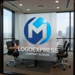 画像11: 円と「M」が融合した先進的ロゴ (11)