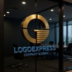画像15: サークルとストライプで描く「G」の先進的ロゴ (15)