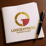 画像6: サークルとストライプで描く「G」の先進的ロゴ (6)
