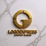 画像13: サークルとストライプで描く「G」の先進的ロゴ (13)