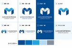 画像18: 立体的なブロックで描く「M」の先進的ロゴ (18)