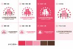画像18: ベンチで寄り添う二人の愛と絆のロゴ (18)