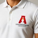 画像14: 「A」とクマが融合した親しみあふれるロゴ (14)