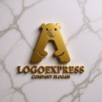 画像13: 「A」とクマが融合した親しみあふれるロゴ (13)