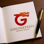 画像6: 「G」とドラゴンが融合した力強いロゴ (6)