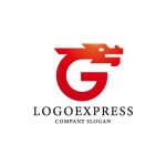 画像1: 「G」とドラゴンが融合した力強いロゴ (1)