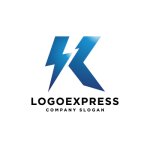 画像1: 稲妻と「K」が融合した先進的ロゴ (1)