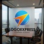 画像11: 円と矢印が交差する先進的なビジネスロゴ (11)