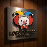 画像5: 楽しいピエロのロゴ (5)