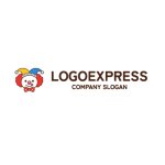 画像2: 楽しいピエロのロゴ (2)