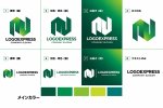 画像18: 強固な基盤と先進性を象徴する「N」の幾何学ロゴ (18)