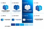 画像18: 安定感と信頼を象徴する「M」のモダンロゴ (18)