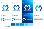 画像18: 先進性と力強さを象徴する「M」のモダンロゴ (18)