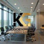 画像9: 信頼と成功を象徴する「KG」のモダンロゴ (9)