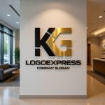 画像10: 信頼と成功を象徴する「KG」のモダンロゴ (10)