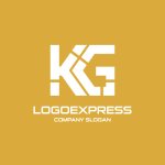 画像4: 信頼と成功を象徴する「KG」のモダンロゴ (4)