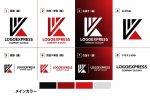 画像18: 上昇志向と信頼を象徴する「VK」のスタイリッシュロゴ (18)