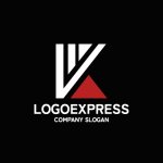 画像4: 上昇志向と信頼を象徴する「VK」のスタイリッシュロゴ (4)