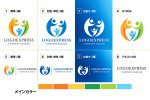 画像18: 家族の絆と成長を象徴する、3人の人物のシンボリックロゴ (18)