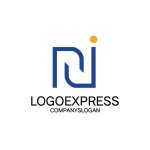 画像1: 統合と躍進を象徴する「NJ」のモダンロゴ (1)