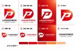 画像18: 躍動感とスピードを象徴する「DP」のモダンロゴ (18)
