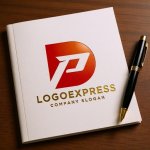 画像6: 躍動感とスピードを象徴する「DP」のモダンロゴ (6)