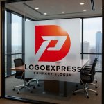 画像11: 躍動感とスピードを象徴する「DP」のモダンロゴ (11)