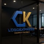 画像15: 調和と知性を象徴する「CK」の幾何学ロゴ (15)