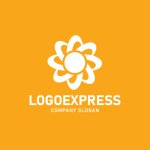 画像4: エネルギーと革新を象徴する、太陽の幾何学ロゴ (4)