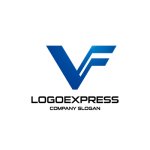 画像1: 先進性と飛躍を象徴する「VF」のモダンロゴ (1)