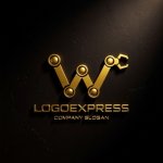 画像12: 先進技術と産業を象徴する「W」のロボットアームロゴ (12)