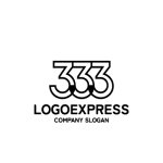 画像3: リズムと調和を象徴する「333」のロゴ (3)