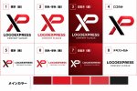 画像18: 躍動感と革新性を象徴する「XP」のモダンロゴ (18)