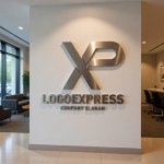 画像10: 躍動感と革新性を象徴する「XP」のモダンロゴ (10)