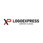 画像2: 躍動感と革新性を象徴する「XP」のモダンロゴ (2)